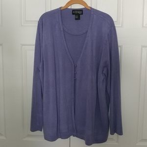 Super soft sweater set.  Liliac